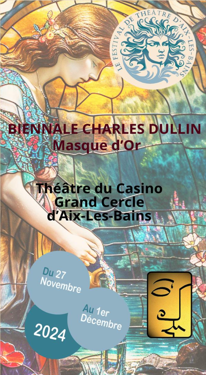 Le Festival de Théâtre d'Aix-les-Bains au Théâtre du Casino du 27/11 au 01/12/2024